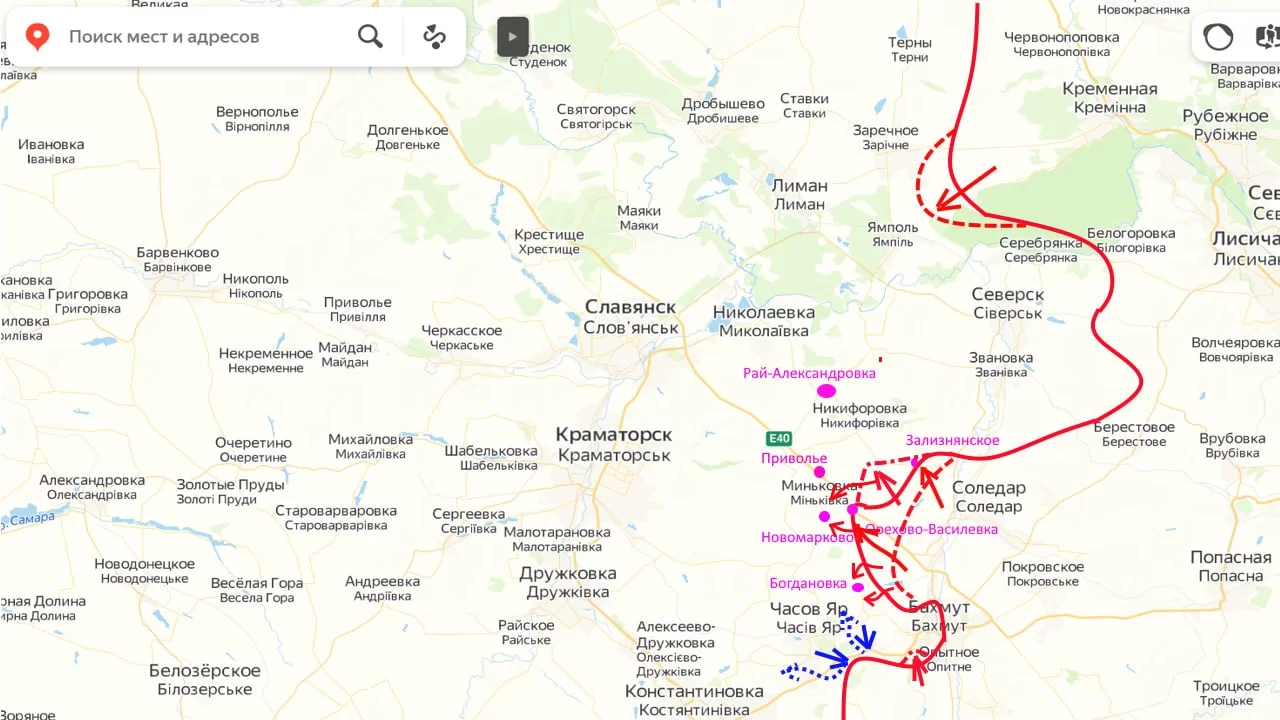 Битва за Артемовск — обстановка на утро 17.03.23