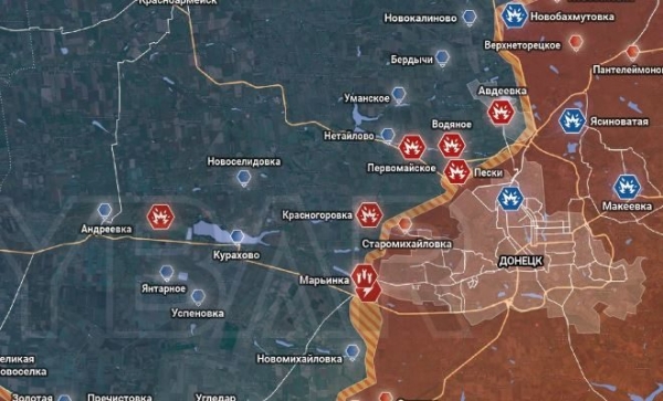 Наступление на Южно-Донецком направлении 19.06.2023 — Времьевский выступ